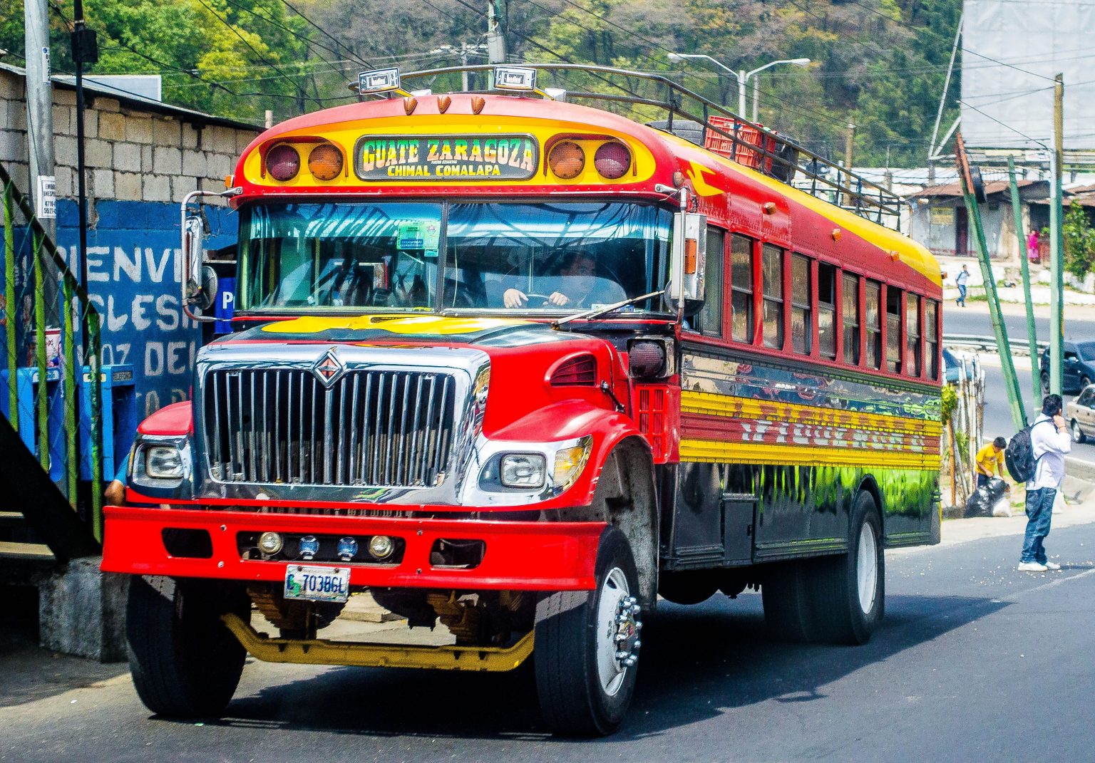 guatemala tour bus